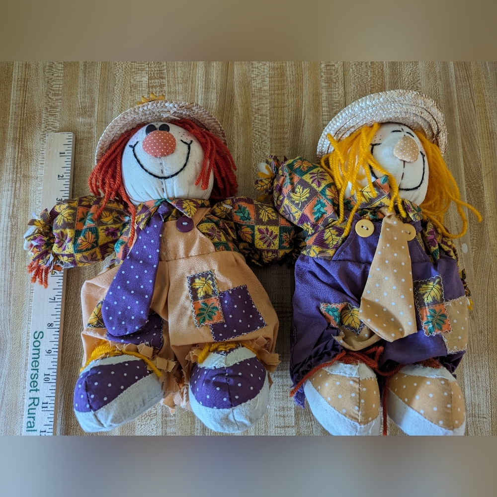 Vintage Fall Patch Puff Doll Joelson Industries